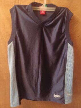 Spalding Athletic Tank top Dark Blue & Light Blue Sports
